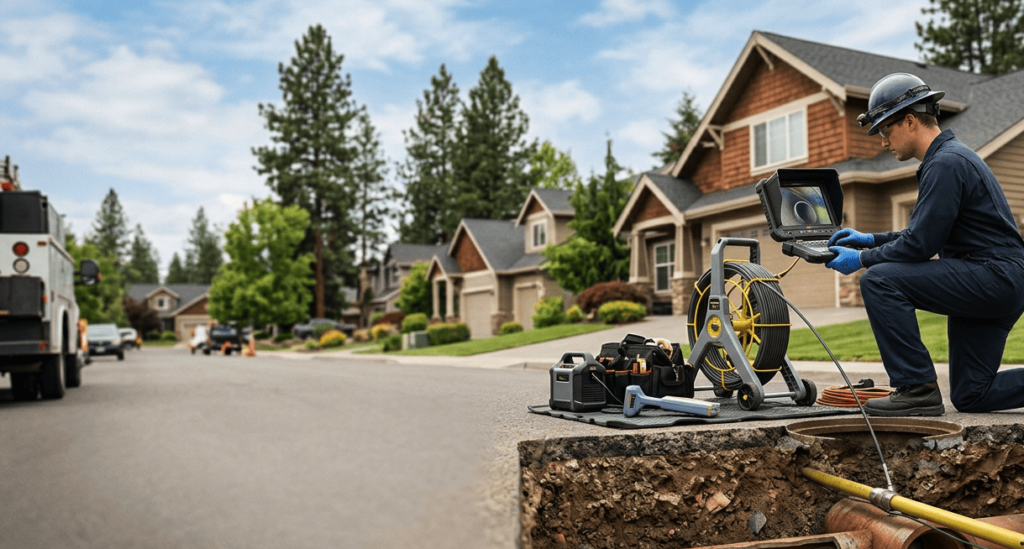 Cross Bore Inspection In Spokane, WA