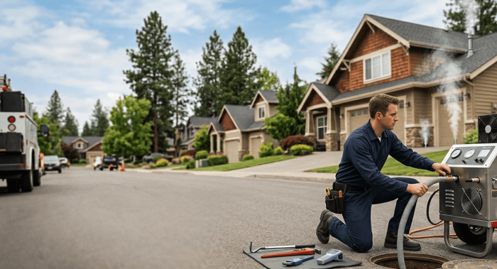 Smoke Testing For Sewer Lines In Spokane, WA